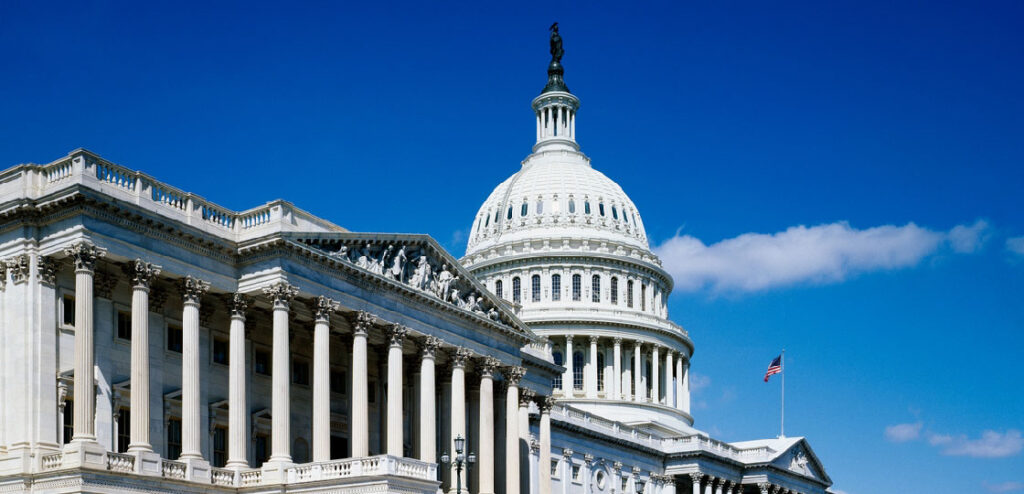 U.S. Capitol Building symbolizing PEPFAR funding for South Africa workplace health programs